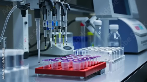 chemical plant in laboratory