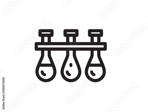 Detailed Soil Testing Kit Icon in Professional Laboratory Vector Illustration Style