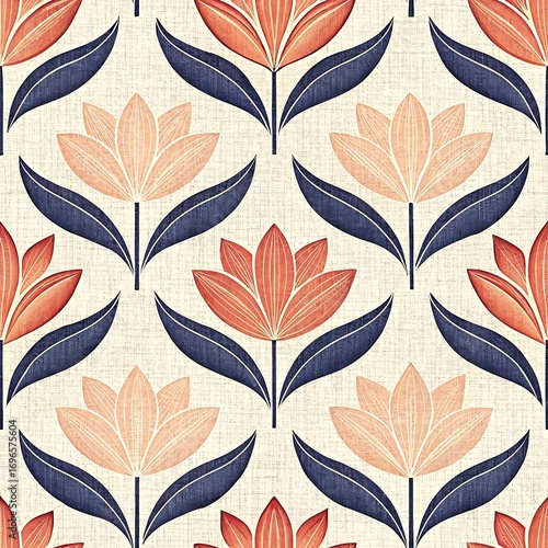 seamless pattern with leaves