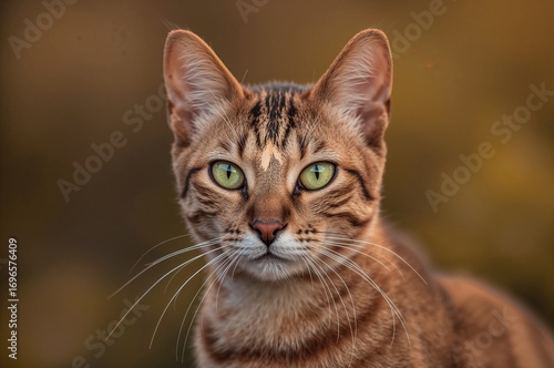 Wallpaper Mural Close-up of a Bengal cat's face Torontodigital.ca