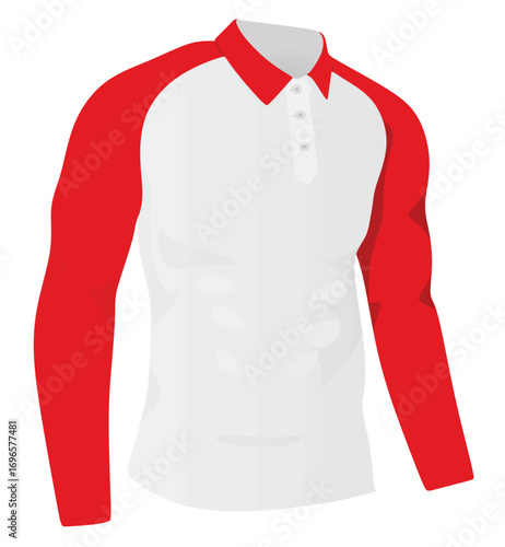 Two colors t shirt. vector	
