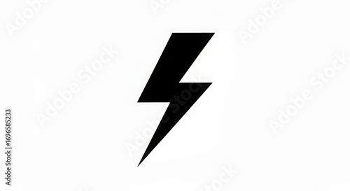 Black lightning bolt symbol isolated on white background Free Download Black lightning bolt symbol isolated on white background - GFXLoad