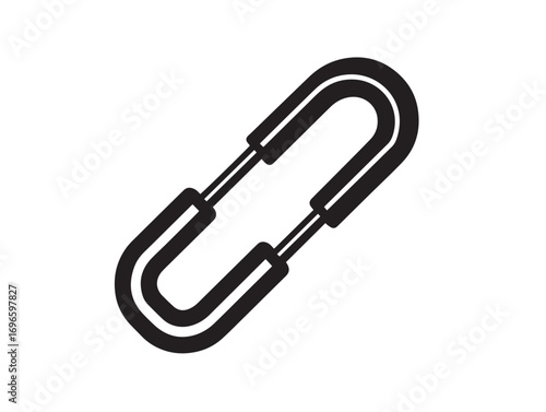 Heavy Duty Tractor Hitch Pin Icon in Clean Minimal Farming Vector Artwork