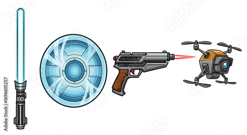 Futuristic Defense and Offense: Weapons of Tomorrow's Battlescape Displayed