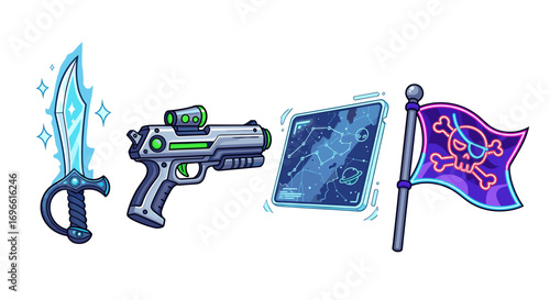 Space Pirate Gear: A Collection of Outlaw Armaments and Supplies