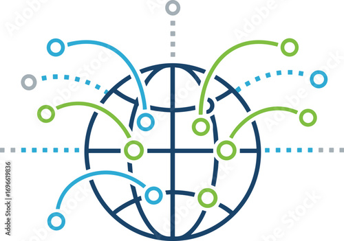 Global Network Connection Icon
