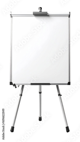 Blank whiteboard