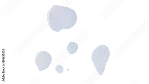 Oil Drops Isolated Transparent Background