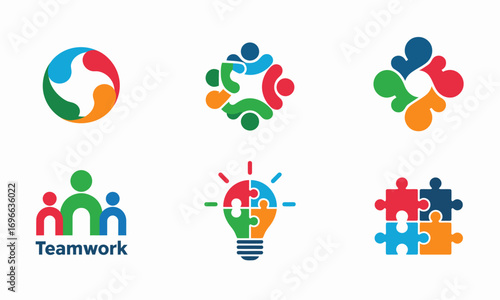 Collection of Teamwork and Collaboration Logos