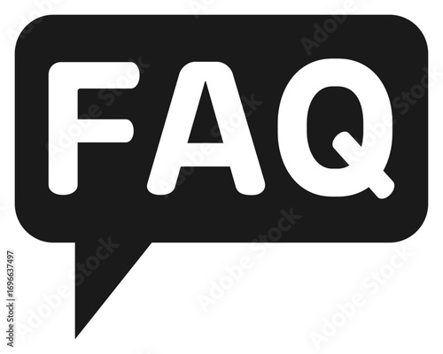 FAQのアイコン 黒