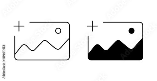 Add Image Vector Illustration, Insert Image Icon