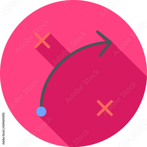 Strategy icon vector image. Suitable for mobile apps, web apps and print media.