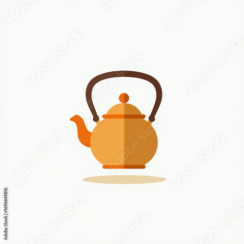 teapot on a white background