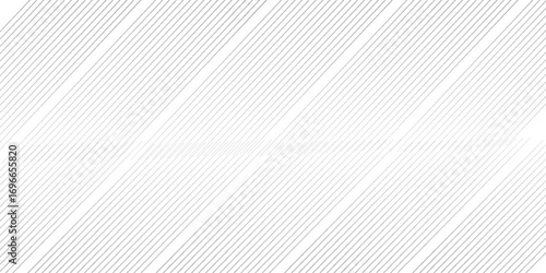 Slant line halftone gradation texture. Fading diagonal stripe gradient background. Black oblique pattern backdrop. Vanishing thin parallel line wallpaper for overlay
