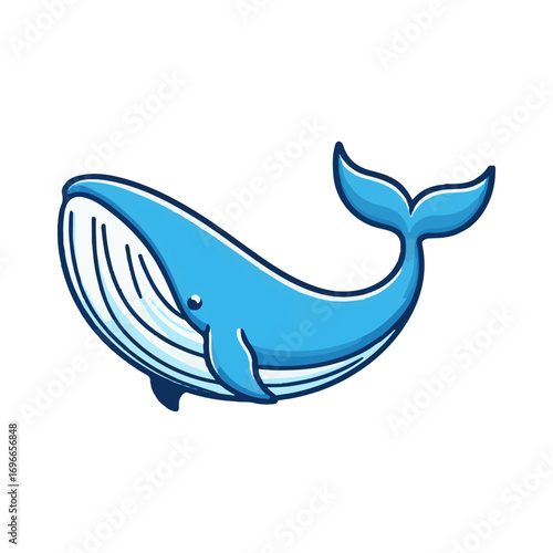 
blue whale illustration design