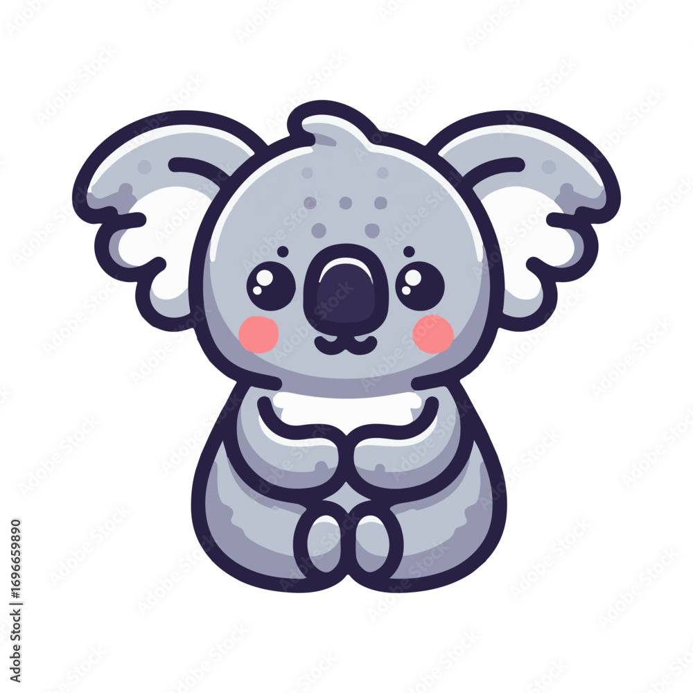 Naklejka premium koala illustration design