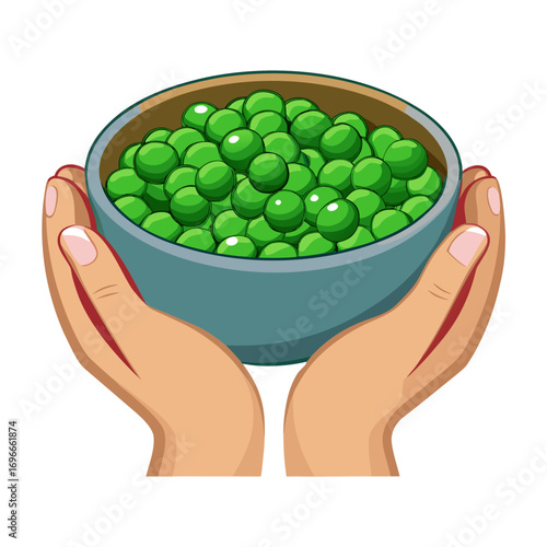 peas in a bowl