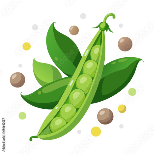 fresh green peas