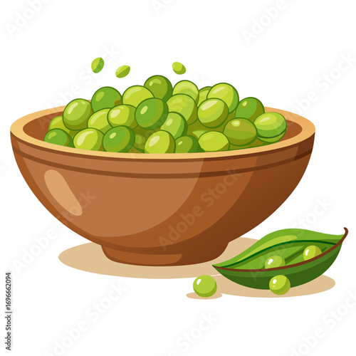 peas in a bowl