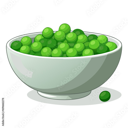 bowl of green peas