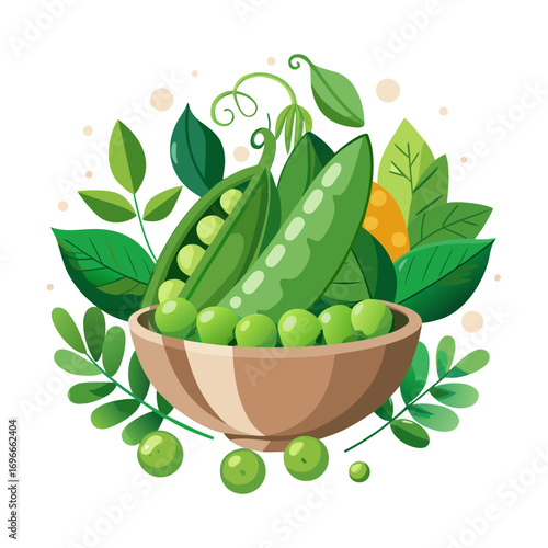 peas in a bowl