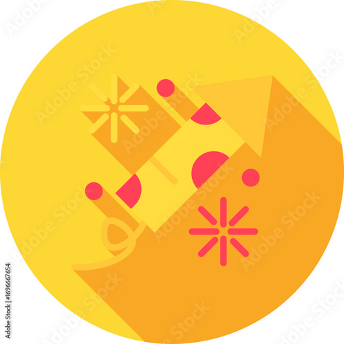 Fireworks icon vector image. Suitable for mobile apps, web apps and print media.