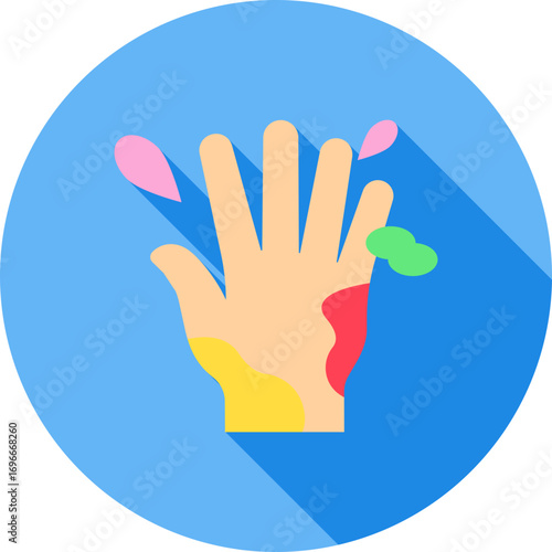 Hand icon vector image. Suitable for mobile apps, web apps and print media.