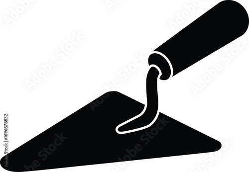 Trowel vector illustration scalable construction tool building icon eps format