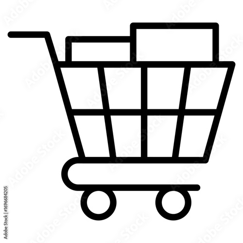 Shopping Cart line icon