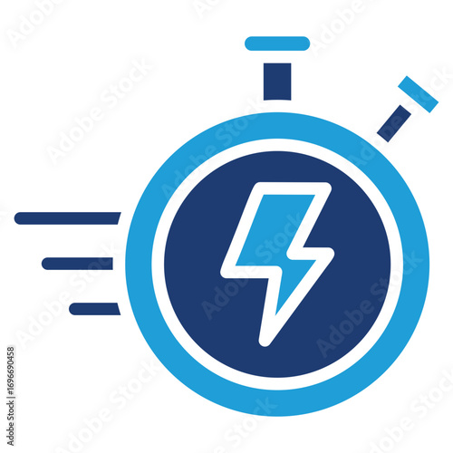 Flash Sale glyph color icon