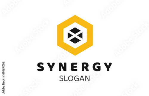 Hexagon S Logo Template