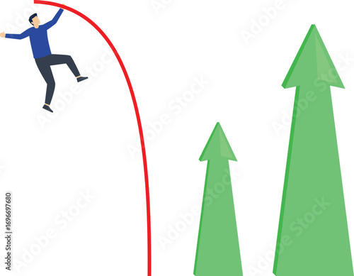 Pole Vault Illustrations, Achievement Illustrations, Arrival Illustrations, Arrow Symbol Illustrations, Arrowhead Illustrations, Aspirations Illustrations, Business Illustrations, Businessman Illustra