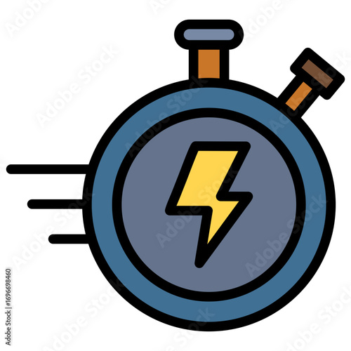 Flash Sale outline mixed icon