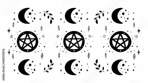 Witchy Celestial Pattern