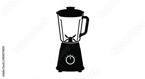 a blender with sleek design and modern features silhouette
