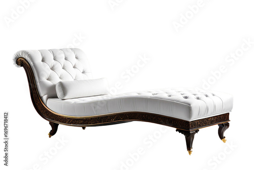 Wallpaper Mural A high quality photograph of a single white couch sofa isolated on a transparant or white background Torontodigital.ca
