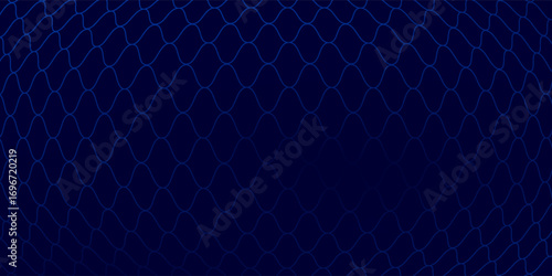 Abstract net background blue Mesh texture for fishing nets. Seamless sport vector fottball modern