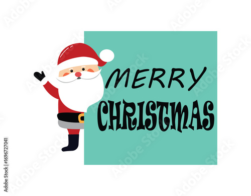 Jolly Season Greetings: A festive graphic featuring a jolly Santa Claus and cheerful text, heralding the merry spirit of the holiday season.