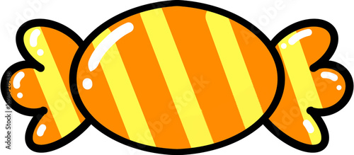 Striped Halloween Candy