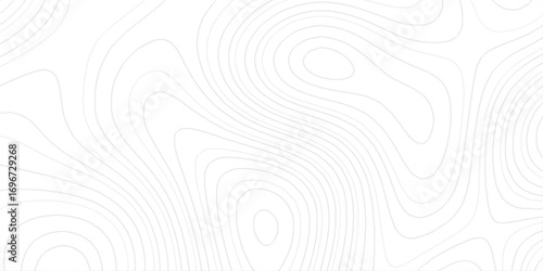 A background design element or as a generic representation of this type of map, the image lines form closed loops represent hills or depressions.	