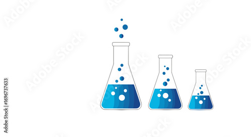 Explore the fascinating world of chemistry and scientific experiments through bubbling flasks illustrating chemical reactions and discoveries