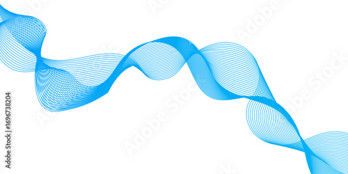 modern dynamic and seamless abstract tech Smooth flowing wave blending lines forming elegant dynamic abstract pattern for modern creative backgrounds.