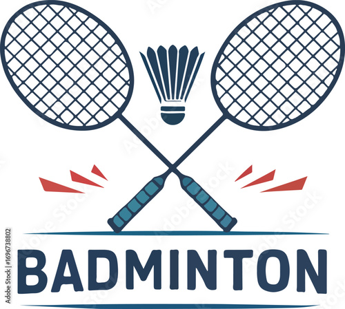 Badminton Logo vector art