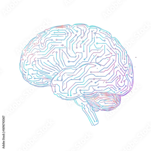 Futuristic Brain Circuit
