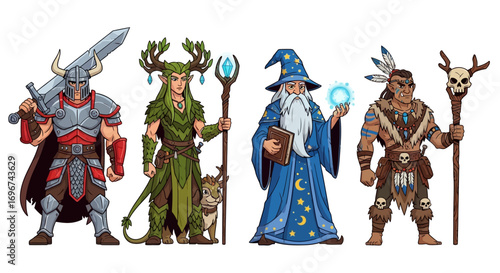 illustration vector role fantasy