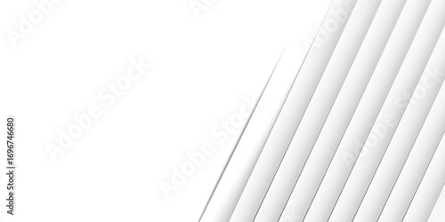 Grey white abstract background paper shine and layer element vector for presentation design. Suit for business, corporate, institution, party, festive, seminar, and talks