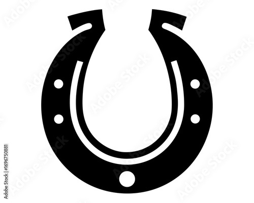 Horseshoe simple   silhouette vector,Horseshoe icon