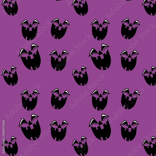 halloween seamless pattern
