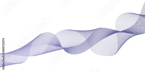 Abstract flowing wave line background with smooth dynamic curves, elegant motion stripes, futuristic energy pattern, modern digital fluid design art.