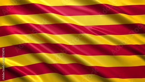 Catalan Flag Waving A Symbolic Representation of Catalonias Identity
